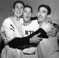 Bobby Thomson, Larry Jansen, Sal Maglie